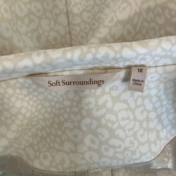 Soft Surroundings Plus-Size Leontine Ponte Rhinestone Blazer Set Sz 2X-1X - Picture 5 of 10